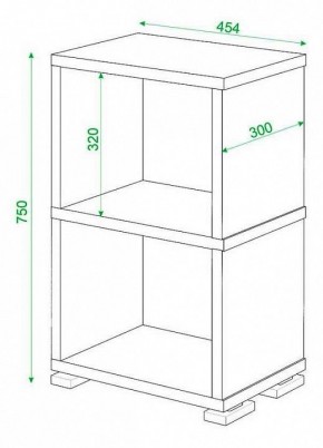 Стеллаж Домино СБ-15/2 в Кудымкаре - kudymkar.mebel24.online | фото 2