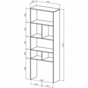 Стеллаж Феликс-4 в Кудымкаре - kudymkar.mebel24.online | фото 2