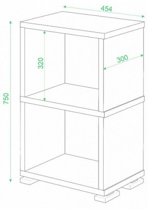 Стеллаж-колонка Домино СБ-15/2 в Кудымкаре - kudymkar.mebel24.online | фото 3