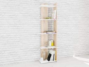 Стеллаж Ромео-7 Дуб сонома/Белый в Кудымкаре - kudymkar.mebel24.online | фото