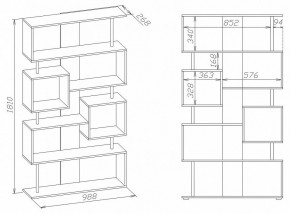 Стеллаж СТ-2 в Кудымкаре - kudymkar.mebel24.online | фото 2