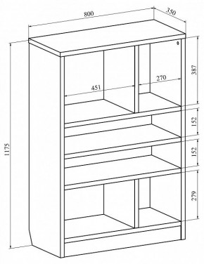 Стеллаж Виктория ВИ-05 в Кудымкаре - kudymkar.mebel24.online | фото 3