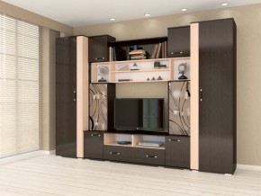 Стенка Оскар-18-1 венге-дуб молочный в Кудымкаре - kudymkar.mebel24.online | фото