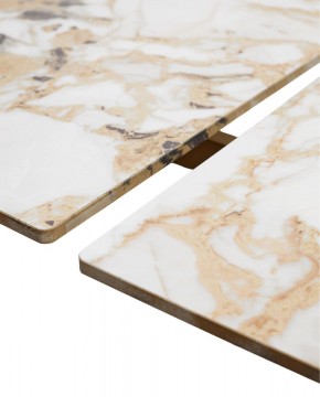 Стол ACERRA NEW 160 GLOSS GRAND JADE SOLID CERAMIC/ каркас цвета шампань, ®DISAUR в Кудымкаре - kudymkar.mebel24.online | фото 8