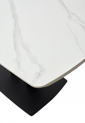 Стол ALATRI 120 MATT WHITE MARBLE SOLID CERAMIC / BLACK, ®DISAUR в Кудымкаре - kudymkar.mebel24.online | фото 11