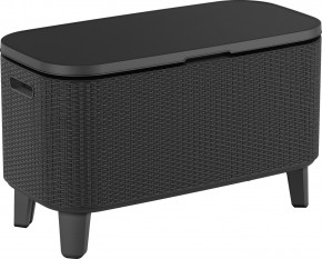 Стол Беви Бар (Bevy Bar Large Cool Bar), графит в Кудымкаре - kudymkar.mebel24.online | фото 2