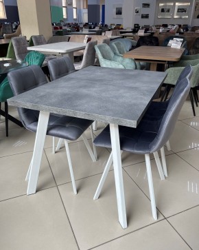 Стол BRICK M 140 Бетон Портленд/ Белый М-City в Кудымкаре - kudymkar.mebel24.online | фото 3