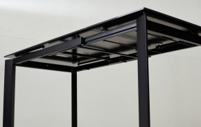 Стол CORNER 120 MATT BLACK MARBLE SOLID CERAMIC / BLACK, ®DISAUR в Кудымкаре - kudymkar.mebel24.online | фото 2