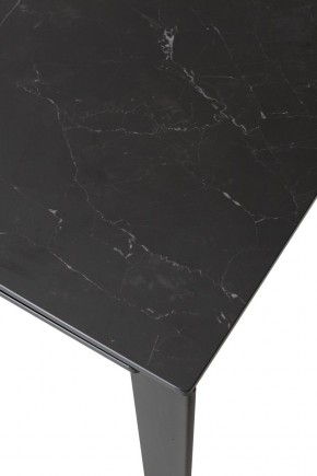 Стол CORNER 120 MATT BLACK MARBLE SOLID CERAMIC / BLACK, ®DISAUR в Кудымкаре - kudymkar.mebel24.online | фото 5
