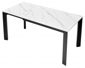Стол CORNER 120 MATT WHITE MARBLE SOLID CERAMIC / BLACK, ®DISAUR в Кудымкаре - kudymkar.mebel24.online | фото 7