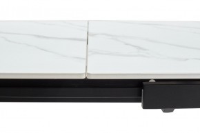 Стол CORNER 120 MATT WHITE MARBLE SOLID CERAMIC / BLACK, ®DISAUR в Кудымкаре - kudymkar.mebel24.online | фото 8