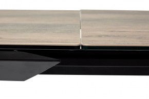 Стол CREMONA 140 KL-61 под дерево, итальянская керамика/ черный каркас, ®DISAUR в Кудымкаре - kudymkar.mebel24.online | фото 6