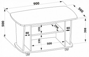 Стол журнальный СЖ-3 в Кудымкаре - kudymkar.mebel24.online | фото 3