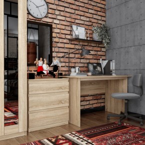 Стол КАСТОР письменный 120х65, цвет Дуб Сонома в Кудымкаре - kudymkar.mebel24.online | фото 3
