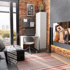 Стол КАСТОР письменный 80х50, цвет белый в Кудымкаре - kudymkar.mebel24.online | фото