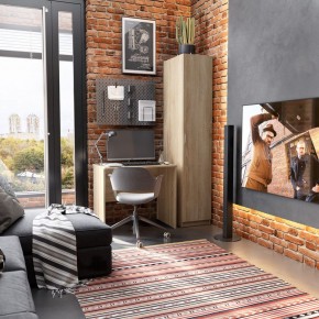 Стол КАСТОР письменный 80х50, цвет Дуб Сонома в Кудымкаре - kudymkar.mebel24.online | фото 3