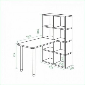 Стол компьютерный Bartolo в Кудымкаре - kudymkar.mebel24.online | фото 2