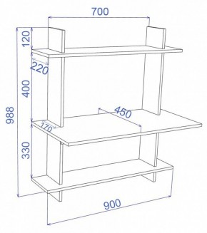 Стол компьютерный Cross СтТ3 в Кудымкаре - kudymkar.mebel24.online | фото 2