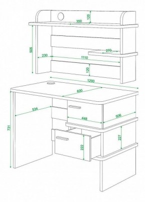 Стол компьютерный Домино нельсон СД-15 в Кудымкаре - kudymkar.mebel24.online | фото 3