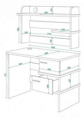 Стол компьютерный Домино нельсон СД-15 в Кудымкаре - kudymkar.mebel24.online | фото 3