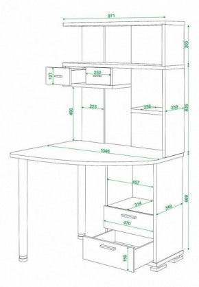 Стол компьютерный Домино нельсон СК-20 в Кудымкаре - kudymkar.mebel24.online | фото 5