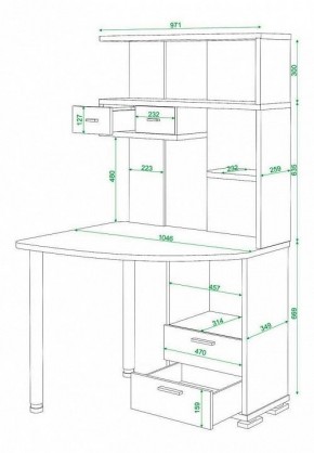 Стол компьютерный Домино нельсон СК-20 в Кудымкаре - kudymkar.mebel24.online | фото 5