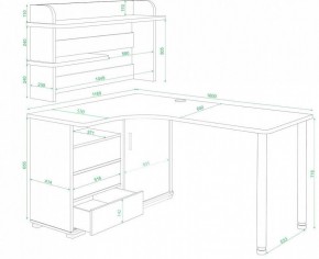 Стол компьютерный Домино нельсон СР-145М в Кудымкаре - kudymkar.mebel24.online | фото 2