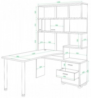 Стол компьютерный Домино нельсон СР-420/130 в Кудымкаре - kudymkar.mebel24.online | фото 2