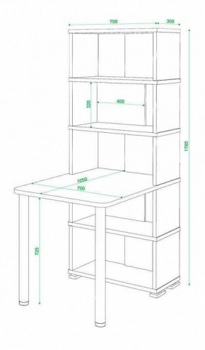 Стол компьютерный Домино СБ-10М5 в Кудымкаре - kudymkar.mebel24.online | фото 4