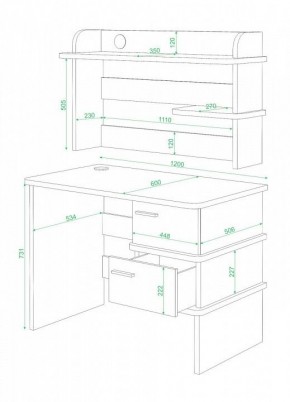 Стол компьютерный Домино СД-15 в Кудымкаре - kudymkar.mebel24.online | фото 2