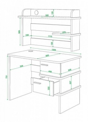 Стол компьютерный Домино СД-15 в Кудымкаре - kudymkar.mebel24.online | фото 3