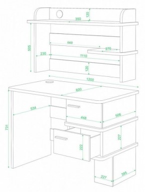 Стол компьютерный Домино СД-15 в Кудымкаре - kudymkar.mebel24.online | фото 2