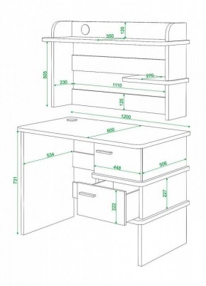 Стол компьютерный Домино СД-15C в Кудымкаре - kudymkar.mebel24.online | фото 4