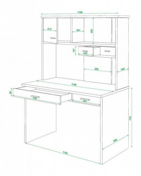 Стол компьютерный Домино СК-60 в Кудымкаре - kudymkar.mebel24.online | фото 2