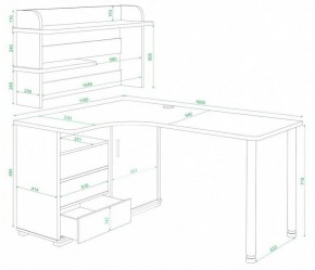 Стол компьютерный Домино СР-145М в Кудымкаре - kudymkar.mebel24.online | фото 2