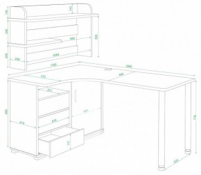 Стол компьютерный Домино СР-145М в Кудымкаре - kudymkar.mebel24.online | фото 2