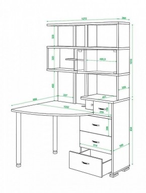 Стол компьютерный Домино СР-320 в Кудымкаре - kudymkar.mebel24.online | фото 5