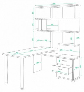 Стол компьютерный Домино СР-420/130 в Кудымкаре - kudymkar.mebel24.online | фото 2