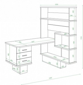 Стол компьютерный Домино СР-520 в Кудымкаре - kudymkar.mebel24.online | фото 2