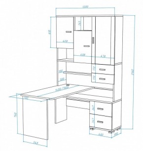 Стол компьютерный Домино СР-620/140 в Кудымкаре - kudymkar.mebel24.online | фото 3