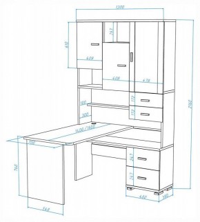 Стол компьютерный Домино СР-620-160 в Кудымкаре - kudymkar.mebel24.online | фото 2