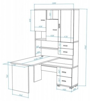 Стол компьютерный Домино СР-620/180 в Кудымкаре - kudymkar.mebel24.online | фото 2