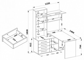 Стол компьютерный КСТ-14П в Кудымкаре - kudymkar.mebel24.online | фото 8