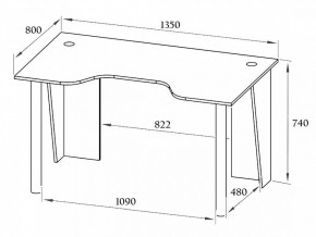 Стол компьютерный КСТ-18 в Кудымкаре - kudymkar.mebel24.online | фото