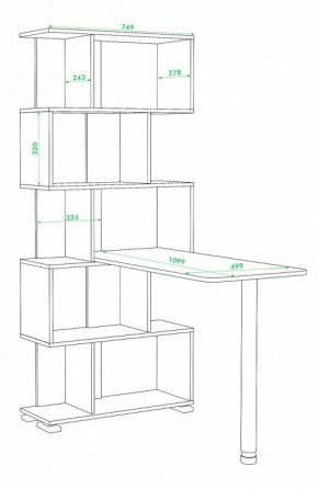 Стол компьютерный СЛ-5СТ в Кудымкаре - kudymkar.mebel24.online | фото 2