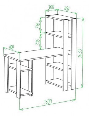 Стол компьютерный Slim СТН-145/130 в Кудымкаре - kudymkar.mebel24.online | фото 3