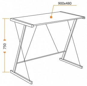Стол компьютерный WD-09 в Кудымкаре - kudymkar.mebel24.online | фото 6