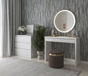 Стол косметический Энкель 100 белый в Кудымкаре - kudymkar.mebel24.online | фото 4