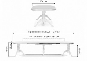 Стол обеденный Louvre в Кудымкаре - kudymkar.mebel24.online | фото 9