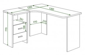 Стол письменный Домино Lite СКЛ-Угл 130 в Кудымкаре - kudymkar.mebel24.online | фото 2